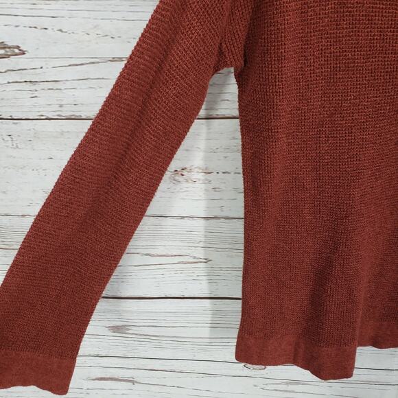 American Eagle Women's Amber Knit Jegging Fit Lace Up Sweater Size Medium - Picture 7 of 13